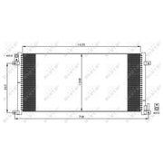 NRF Air Conditioning Condenser 35491
