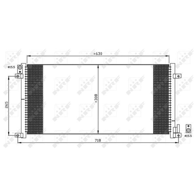 NRF Air Conditioning Condenser 35491