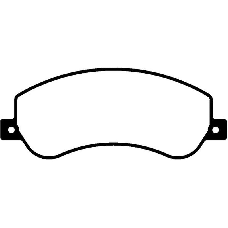 Abtex Front Brake Pad Set PLU1235