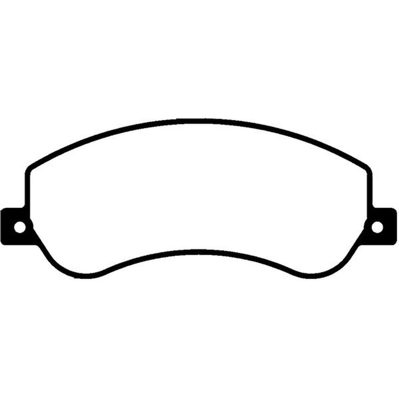 Abtex Front Brake Pad Set PLU1235