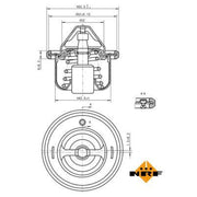NRF Thermostat,Coolant 725127