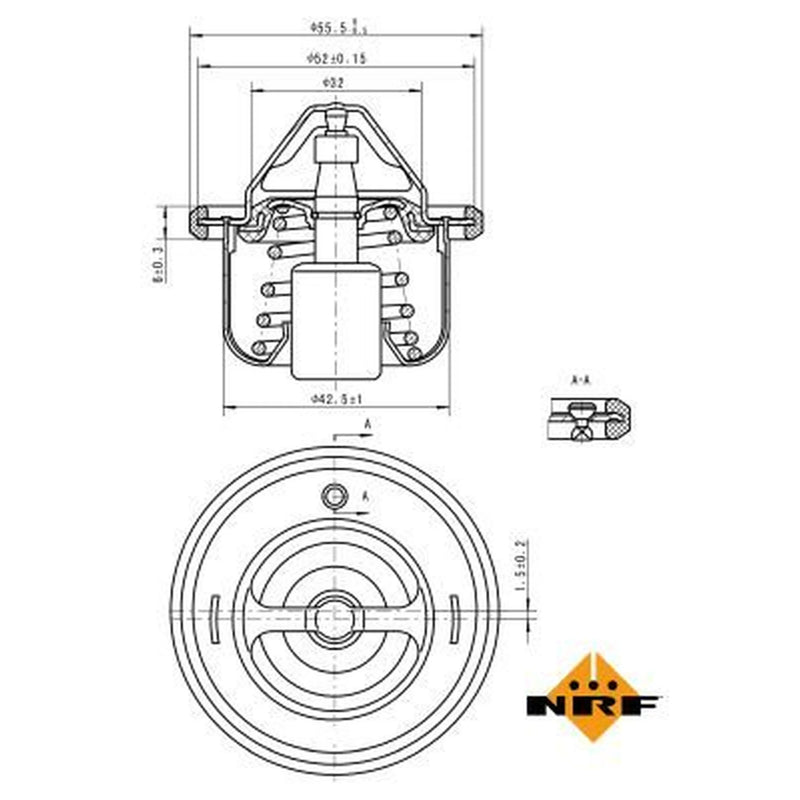 NRF Thermostat,Coolant 725127