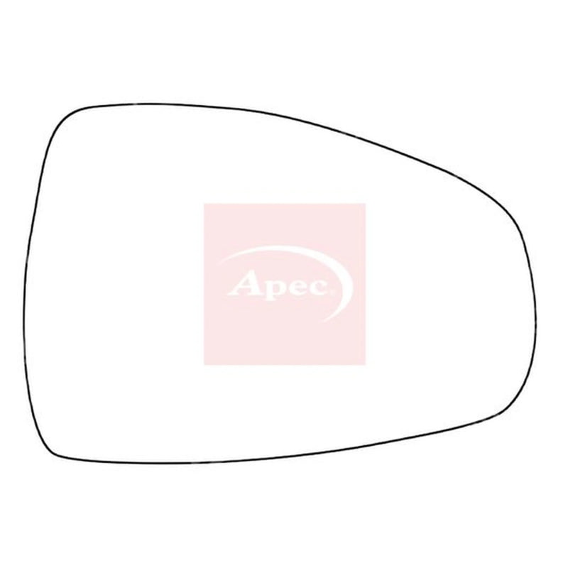 Apec Exterior Wing Mirror Glass Right AMS2665