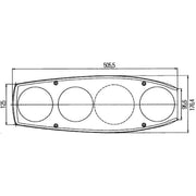 Hella Tail Light / Lamp PY21W Right 2VP 341 419-121