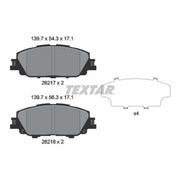 Textar Front Brake Pad Set 2621701