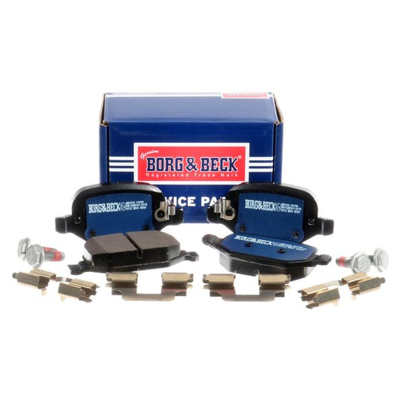 Borg & Beck 4 x Rear Brake Pad Set BBP2412