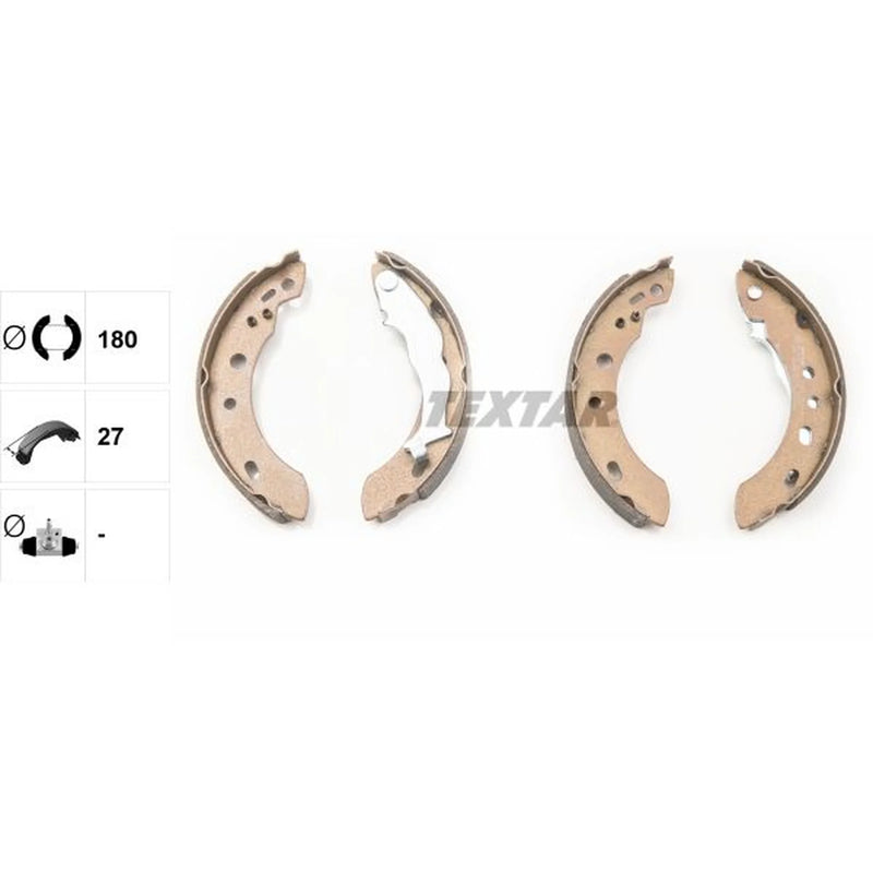 Textar Brake Shoe Set Axle Kit 91058300
