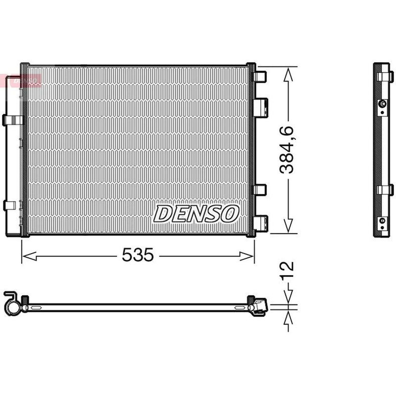 Denso Air Conditioning Condenser DCN41020