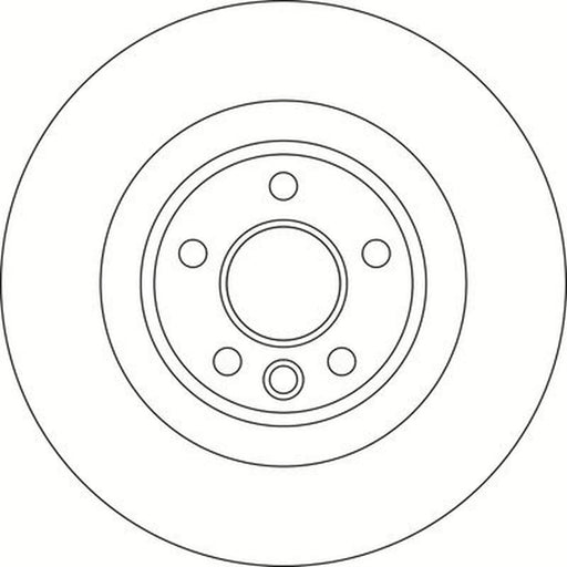 Abtex 2 x Solid Rear Brake Discs BD1959S