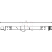 Apec Brake Hydraulic Hose Line Front HOS3667
