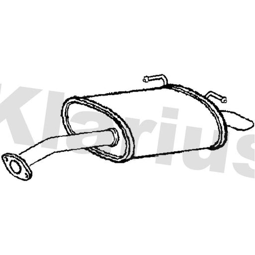 Klarius Box With Tail Pipe Rear HA398M