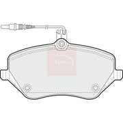 Apec Front Brake Pad Set PAD1404