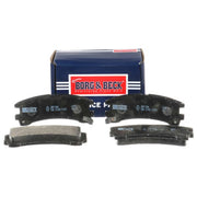 Borg & Beck 4 x Rear Brake Pad Set BBP1586