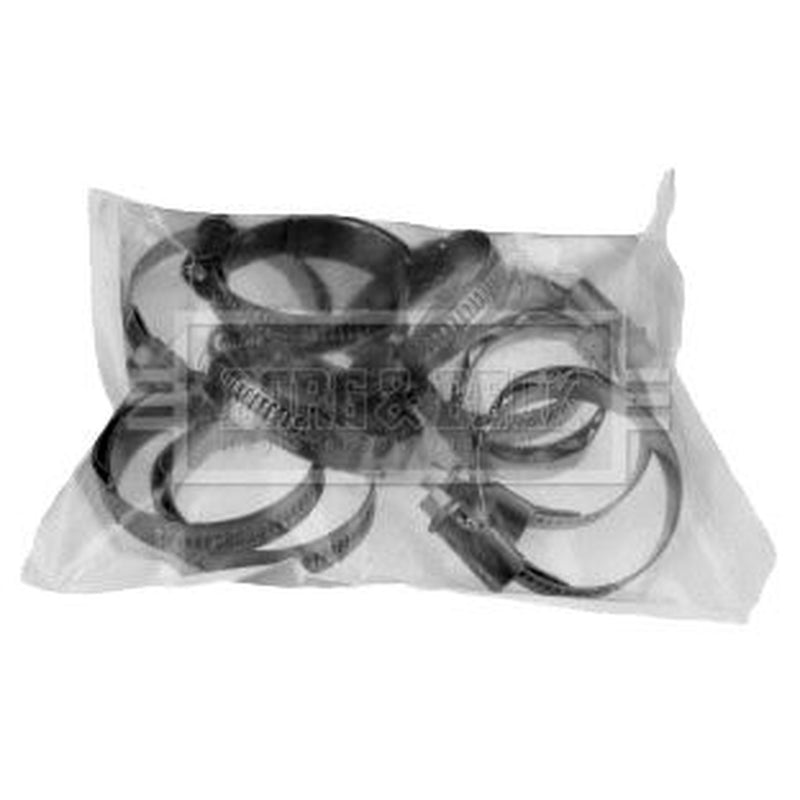 Borg & Beck 10 x Charge Air Hose Fastening Clamp Wide Thick BHC1001