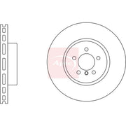 Apec 2 x Vented Front Brake Discs DSK3254
