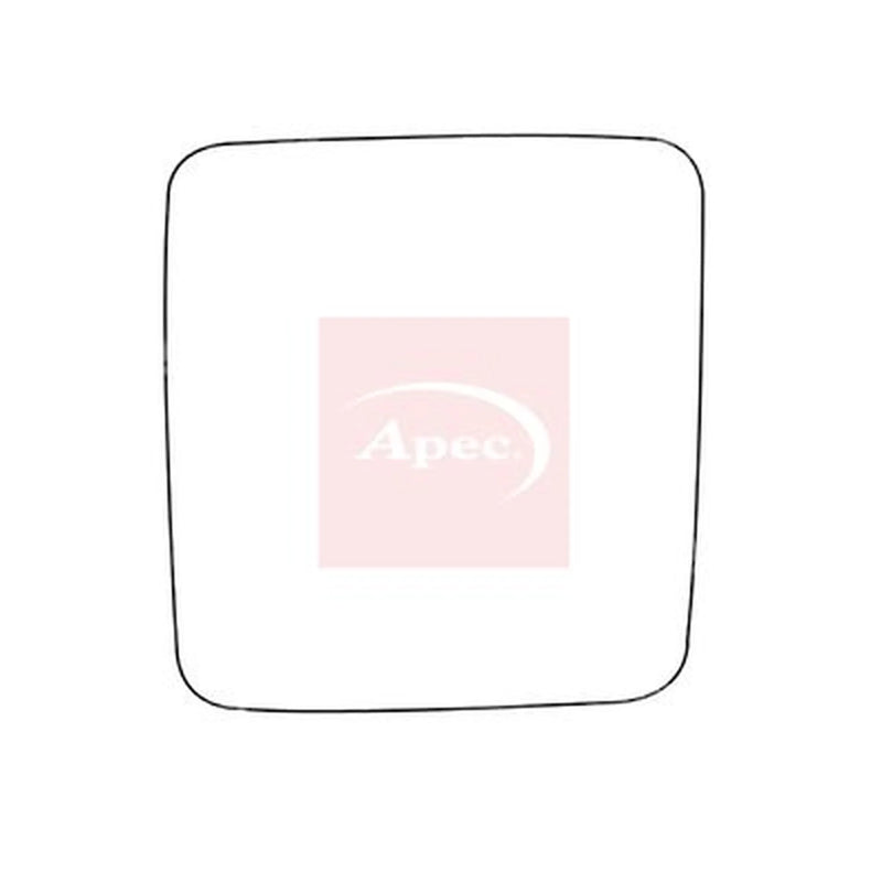 Apec Exterior Wing Mirror Glass Left AMS2035