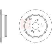 Apec 2 x Solid Rear Brake Discs SDK6284
