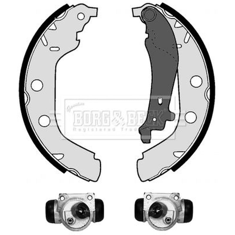 Borg & Beck Brake Shoe Set Axle Kit BBS1106K