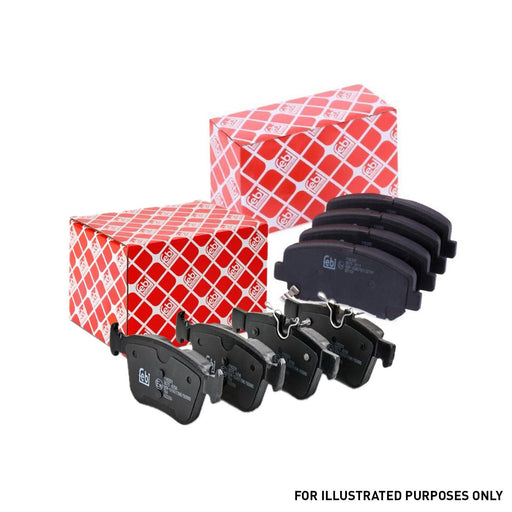 FEBI BILSTEIN Front + Rear Brake Pads Braking Service Set Fits Nissan Leaf febi bilstein - Town Parts