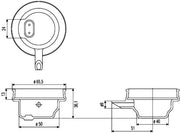 Hella 9GH 145 943-001 Cap, spotlight