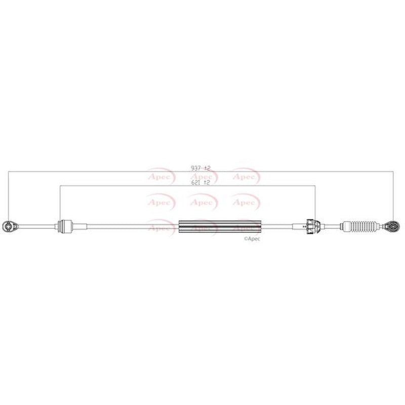 Apec Manual Transmission Cable Pull CAB7070