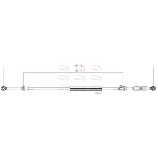 Apec Manual Transmission Cable Pull CAB7070