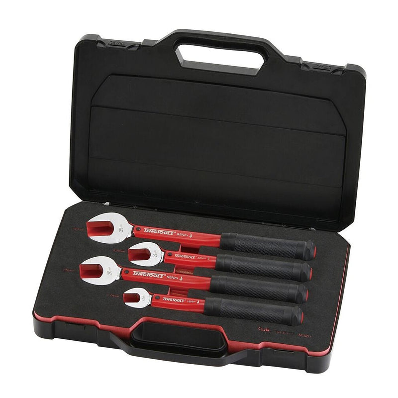 Teng Tools Torque Spanner Set 4 Pieces ISO 6789