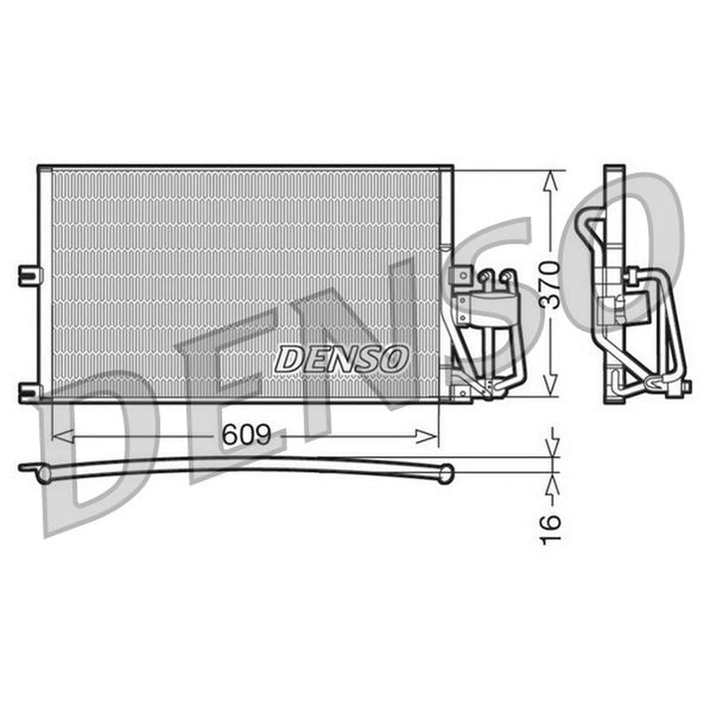 Denso Air Conditioning Condenser DCN20029