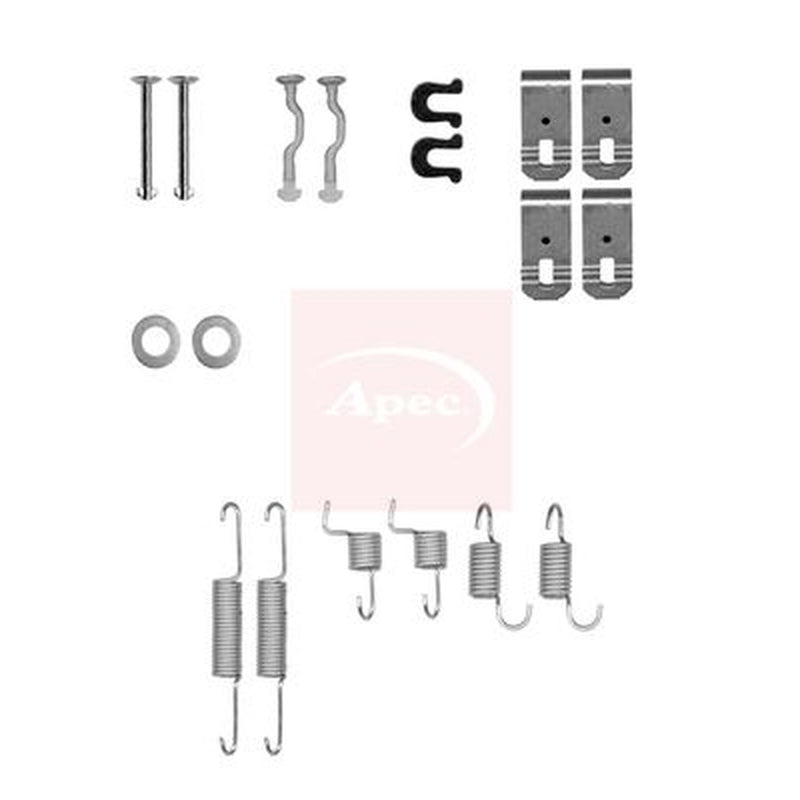 Apec Parking Brake Shoe Accessory Kit Rear KIT2132