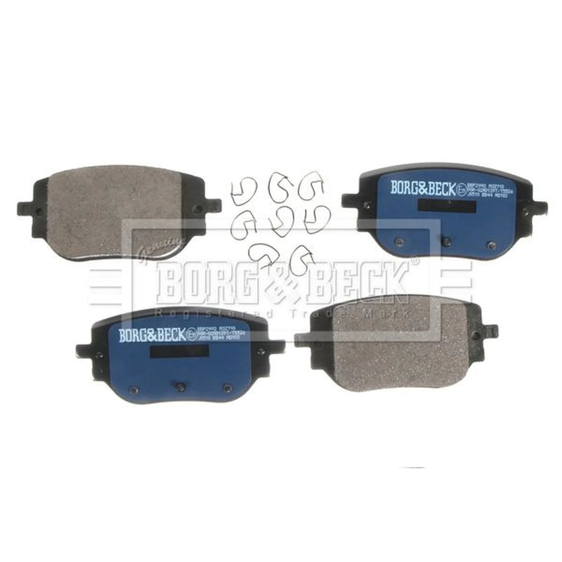 Borg & Beck 4 x Rear Brake Pad Set BBP2992