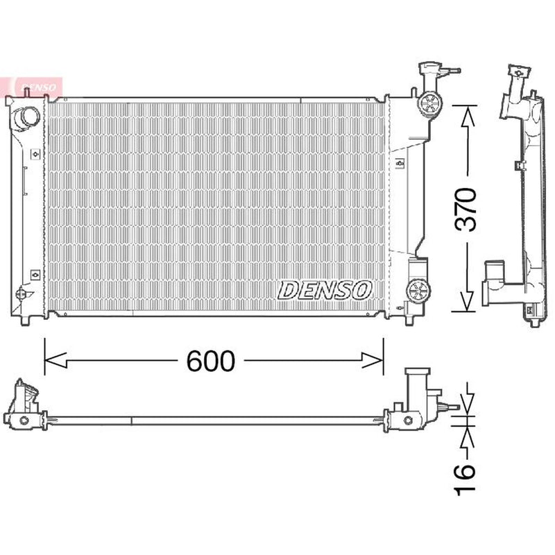 Denso Engine Radiator DRM50094