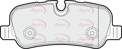Apec Brake Pads Rear Fits Land Rover Discovery Range Brand - Town Parts