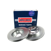 Borg & Beck 2 x Vented Front Brake Discs BBD4858