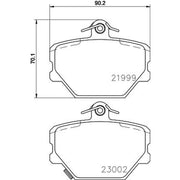 Mintex Front Brake Pad Set MDB2033