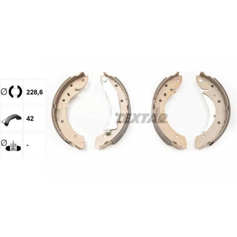 Textar Brake Shoe Set Axle Kit 91052900