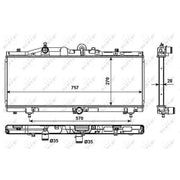 NRF Engine Radiator 53983