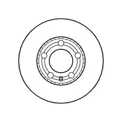 Abtex 2 x Vented Front Brake Discs BD1227V