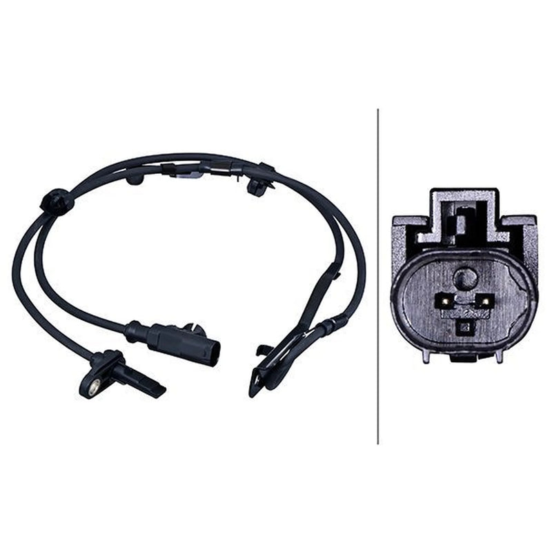 Hella ABS Wheel Speed Sensor Front 6PU 358 218-021