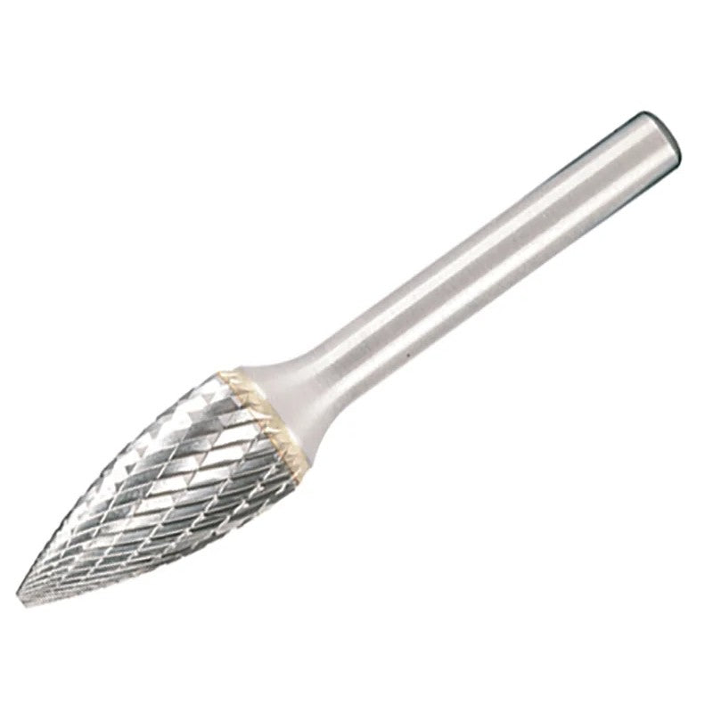 Dormer Solid Carbide Bright Rotary Burr Pointed Tree 12.7 x 6mm - P81312.7X6.0