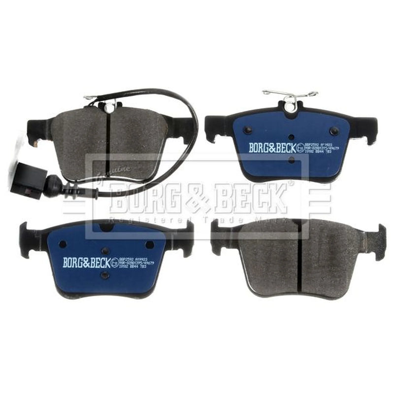 Borg & Beck 4 x Rear Brake Pad Set BBP2592