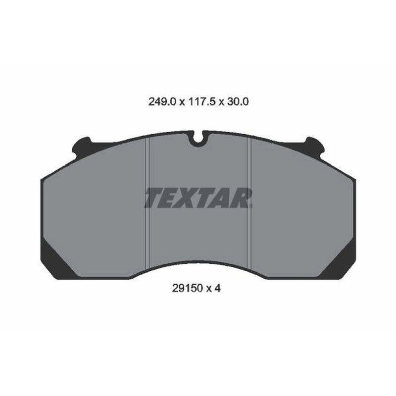 Textar Front Brake Pad Set 2915001
