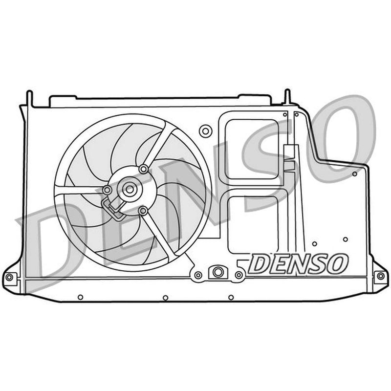 Denso Engine Cooling Fan DER21012