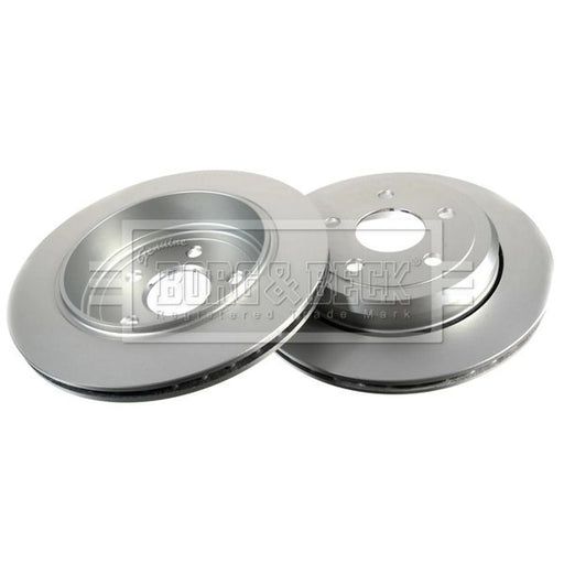 Borg & Beck 2 x Vented Rear Brake Discs BBD5406