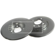 Borg & Beck 2 x Solid Front Brake Discs BBD4818