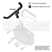 First Line Crankcase Ventilation Hose FTH1458