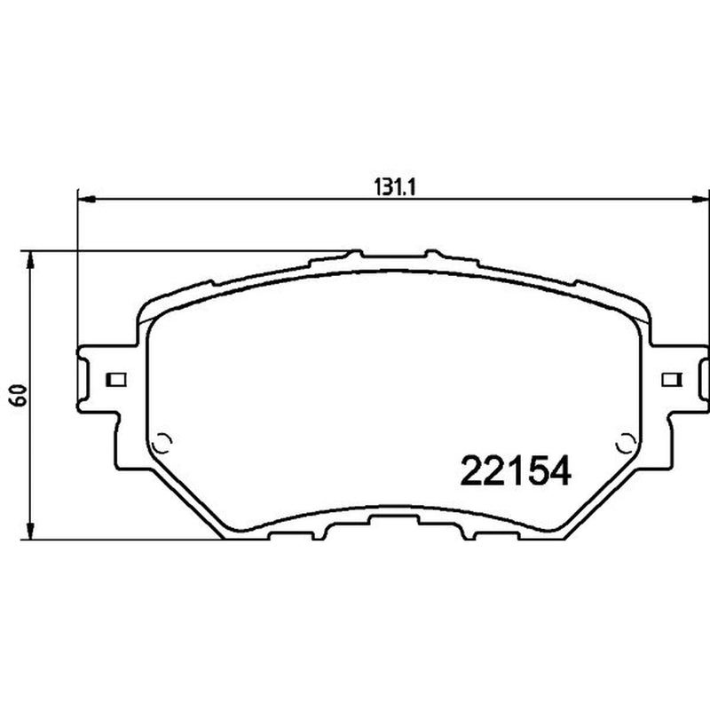 DON Front Brake Pad Set PCP1603
