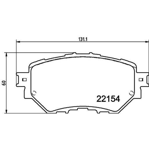 DON Front Brake Pad Set PCP1603