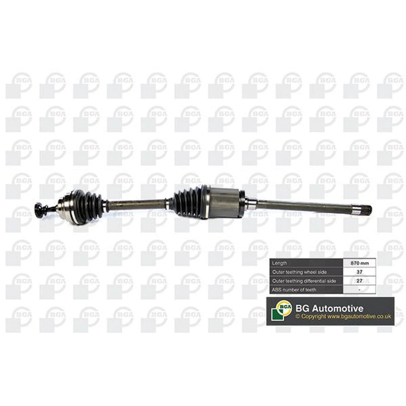 BGA CV Drive Shaft Driveshaft Front Right DS0902R