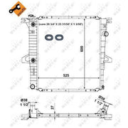 NRF Engine Radiator 56044