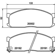 Mintex Front Brake Pad Set MDB1439